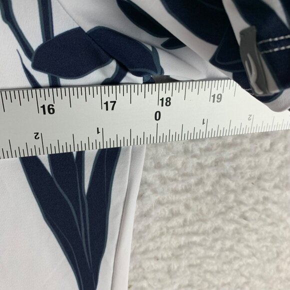 KJUS Womens Sport Fit Button Up Enya Floral Printed Polo Golf Shirt Size 38 9757 - Picture 4 of 8